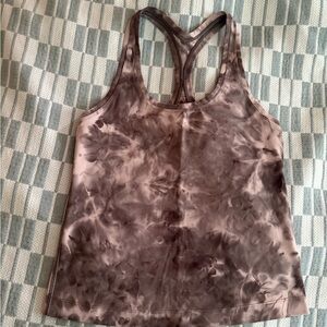 Lululemon Cool Racerback Short - Diamond Dye Mink Bery Lunar Rock Shadow Grey